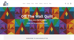 Desktop Screenshot of offthewallquilt.com